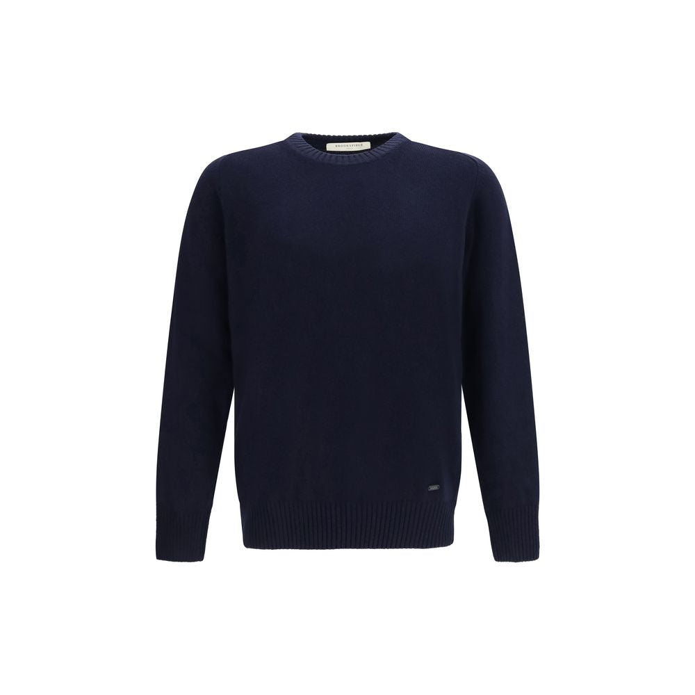 Sweat-shirt Brooksfield en laine bleue Oves Aries