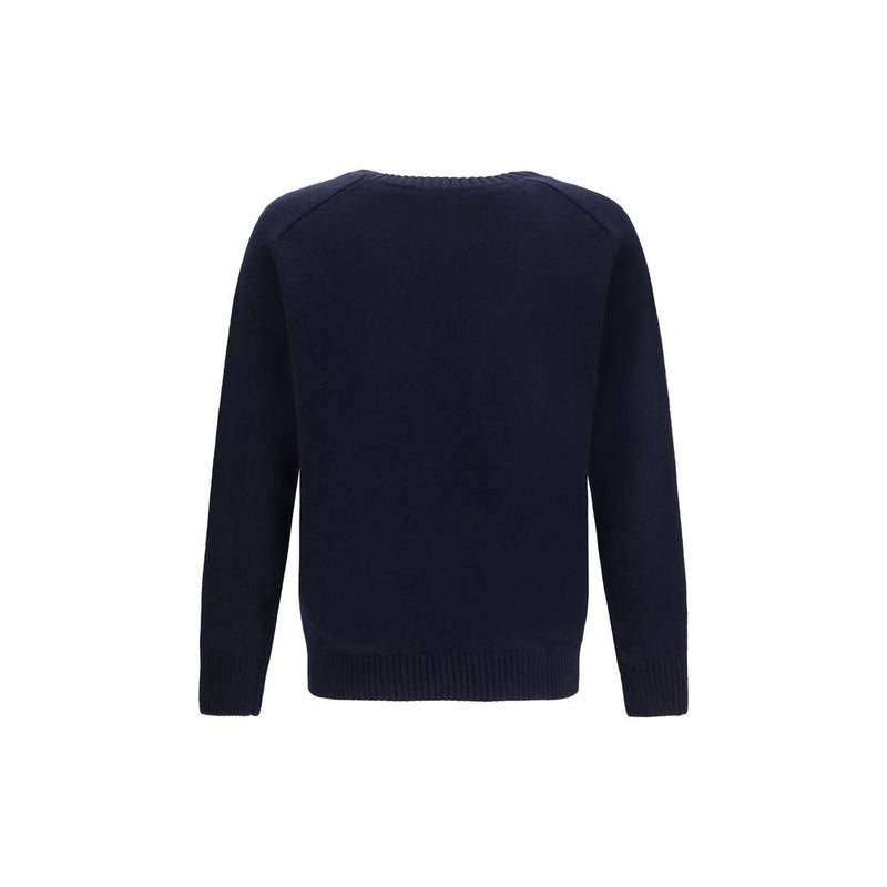 Brooksfield Blue Wool Oves Aries Sweatshirt