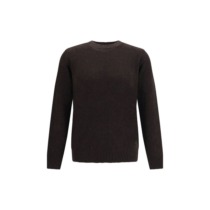 Brooksfield Brown Wool Oves Aries Sweatshirt