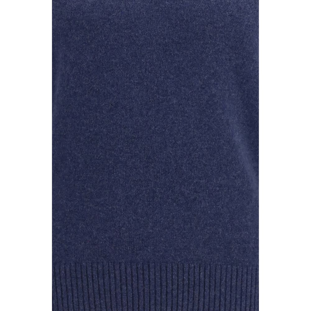 Pull Brooksfield en cachemire bleu