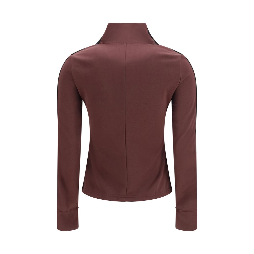 Sweat-shirt Courrèges en polyester bordeaux