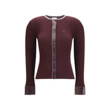 Gilet Courrèges Bordeaux en Viscose