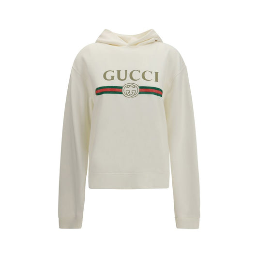 Gucci White Cotton Sweatshirt