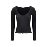 Saint Laurent Black Silk Blouse