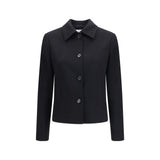 Lardini Black Wool Oves Aries Full-Length Jacket