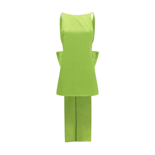 Self-Portrait Bicolor Polyester Casual Dress