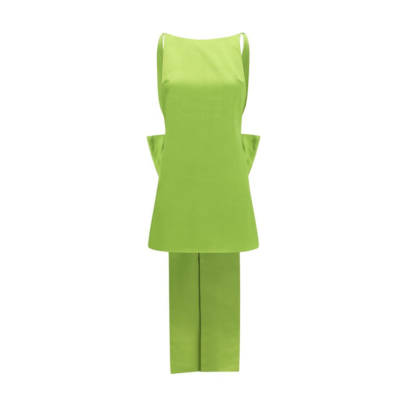Self-Portrait Bicolor Polyester Casual Dress