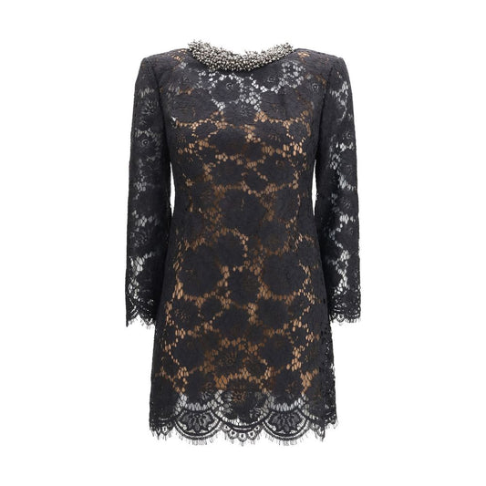 Self-Portrait Black Polyamide Casual Dress