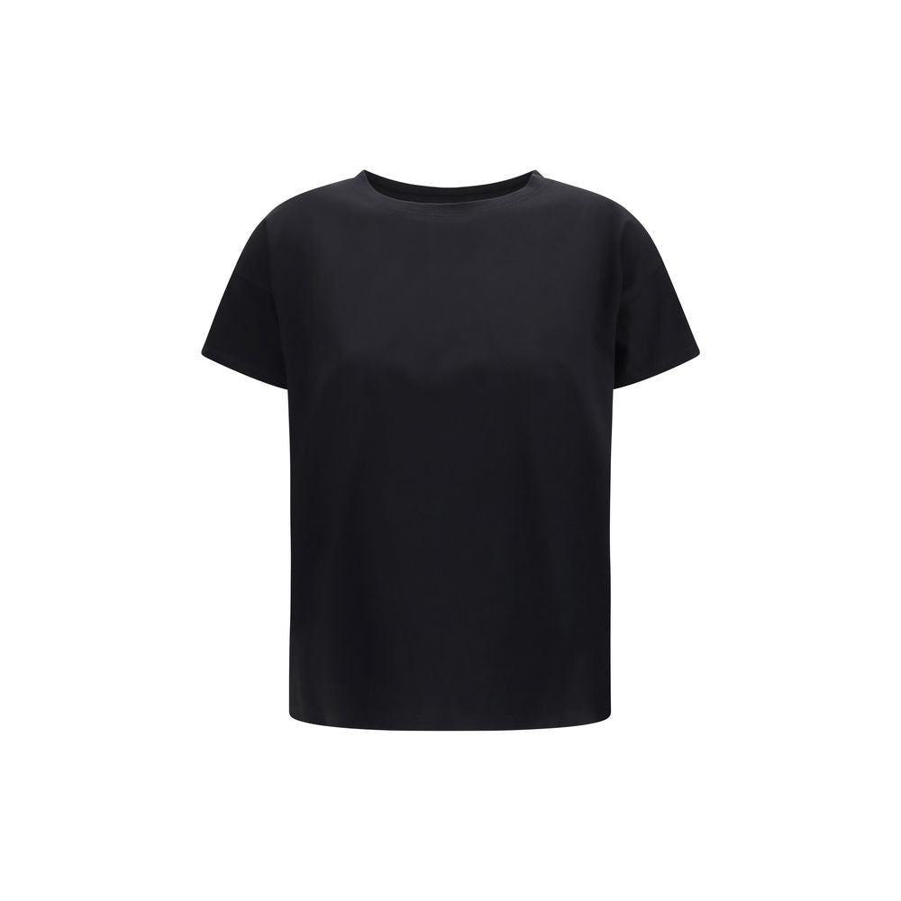 T-shirt en coton noir Loulou De Saison