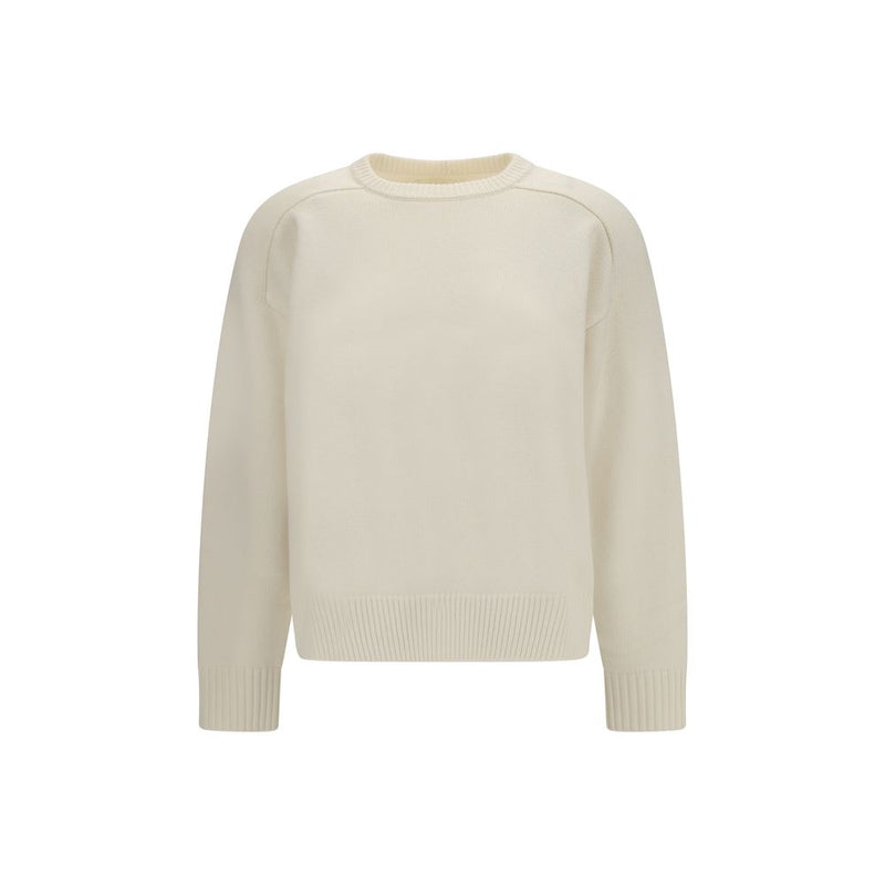 Loulou De Saison White Wool Oves Aries Sweatshirt