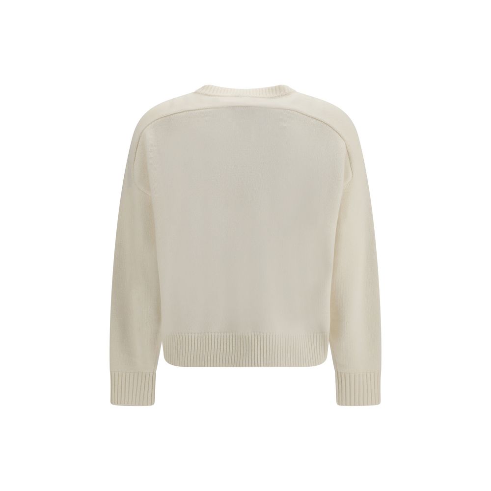 Sweat-shirt Loulou De Saison Oves Aries en laine blanche