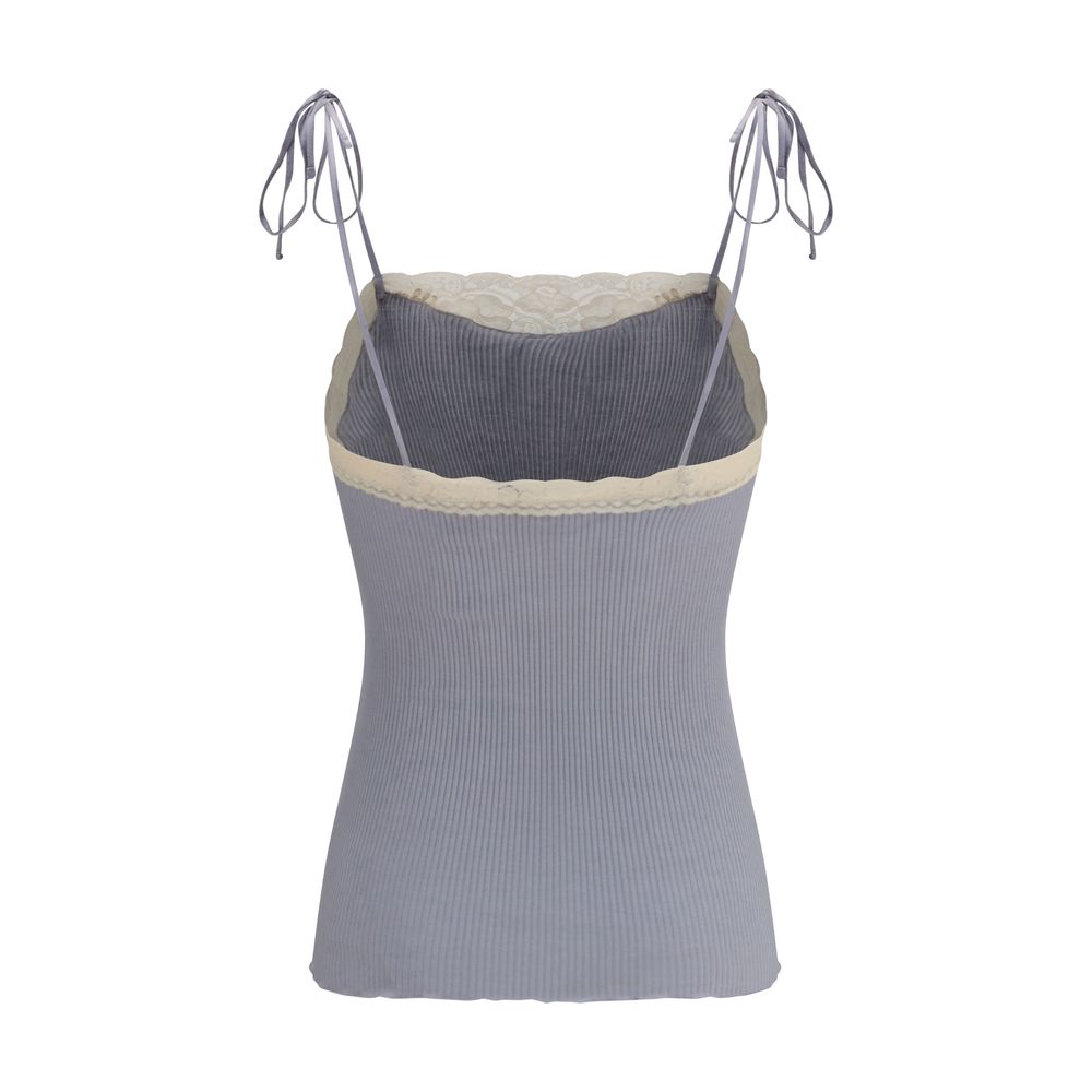 T-shirt en cachemire Chloé bleu
