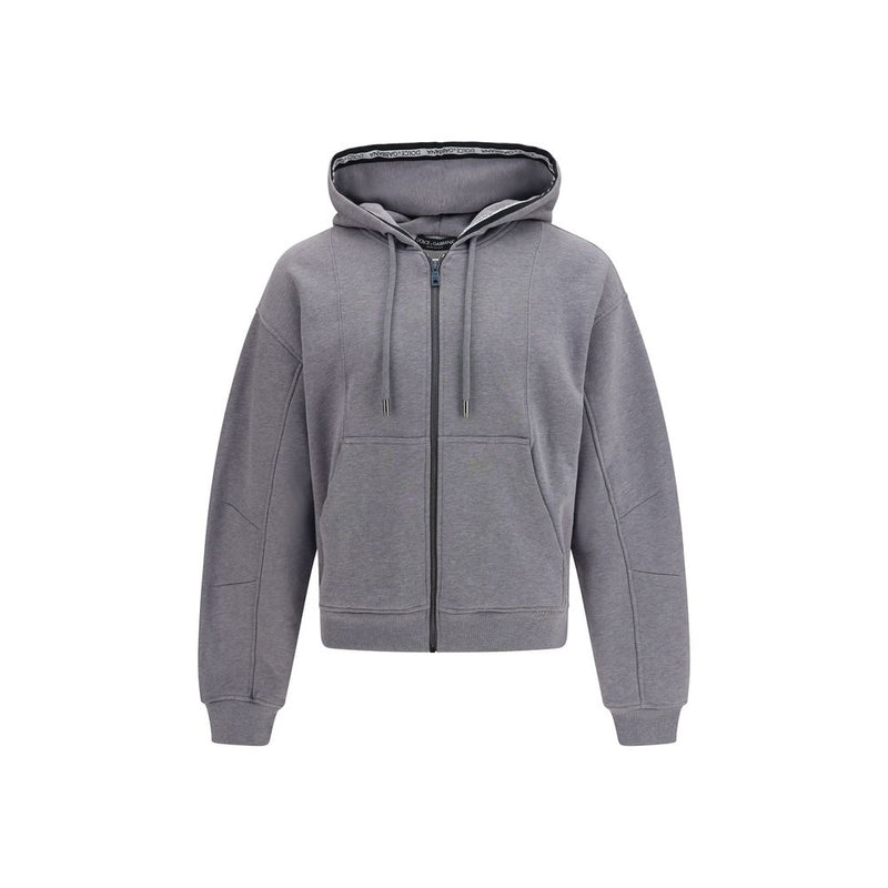 Dolce & Gabbana Gray Cotton Sweatshirt