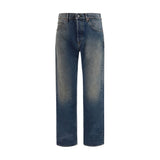 Golden Goose Blue Cotton Relaxed Fit Jeans