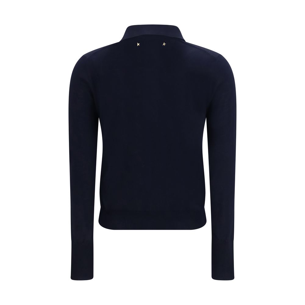Chemise en laine bleue Oves Aries Golden Goose