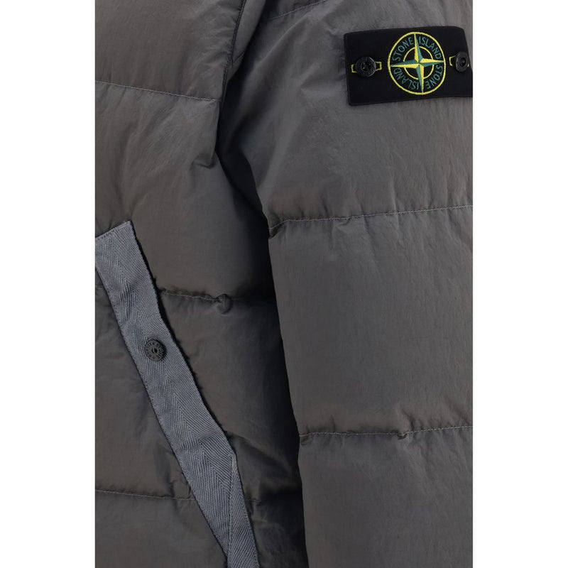 Stone Island Bicolor Polyamide Full-Length Jacket