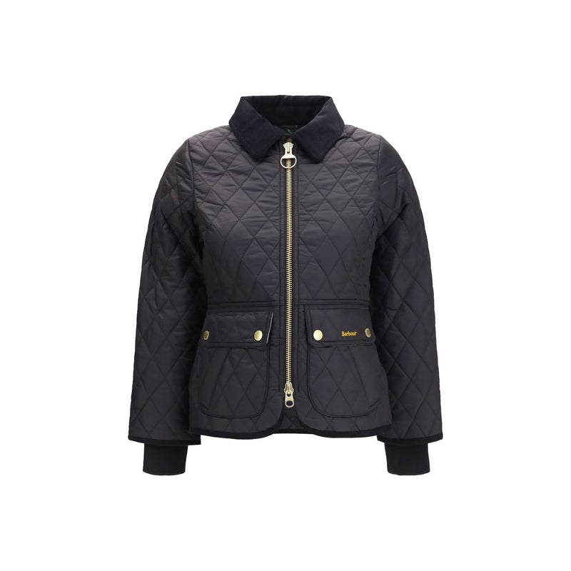 Barbour Black Polyamide Full-Length Jacket