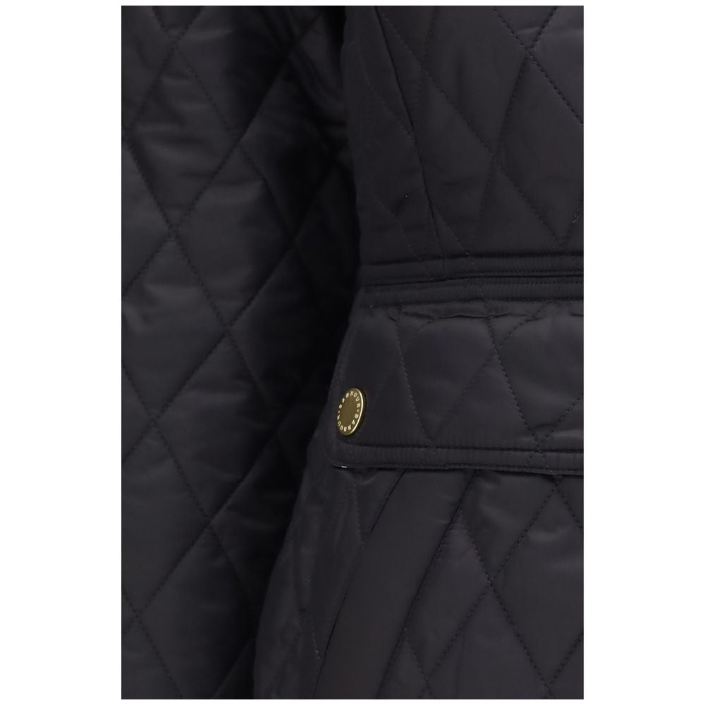 Veste longue Barbour en polyamide noir