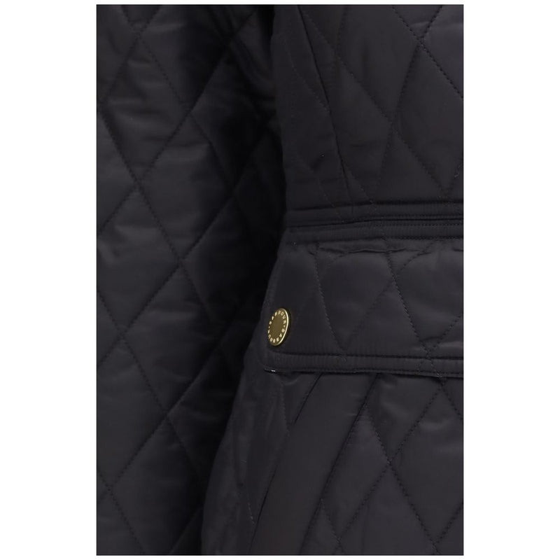 Barbour Black Polyamide Full-Length Jacket