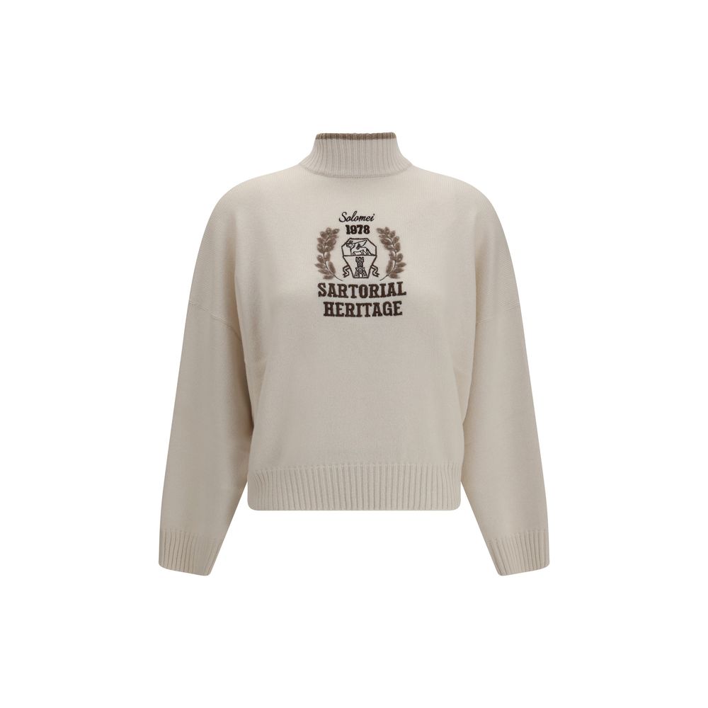 Pull Brunello Cucinelli en cachemire blanc