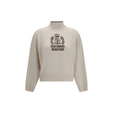 Pull Brunello Cucinelli en cachemire blanc