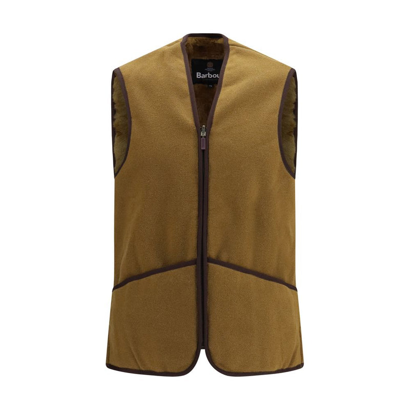 Barbour Brown Marabou Sleeveless Jacket