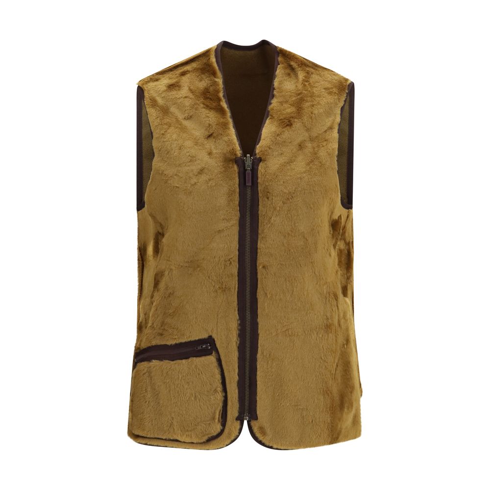 Veste sans manches Barbour en plumes de marabout marron