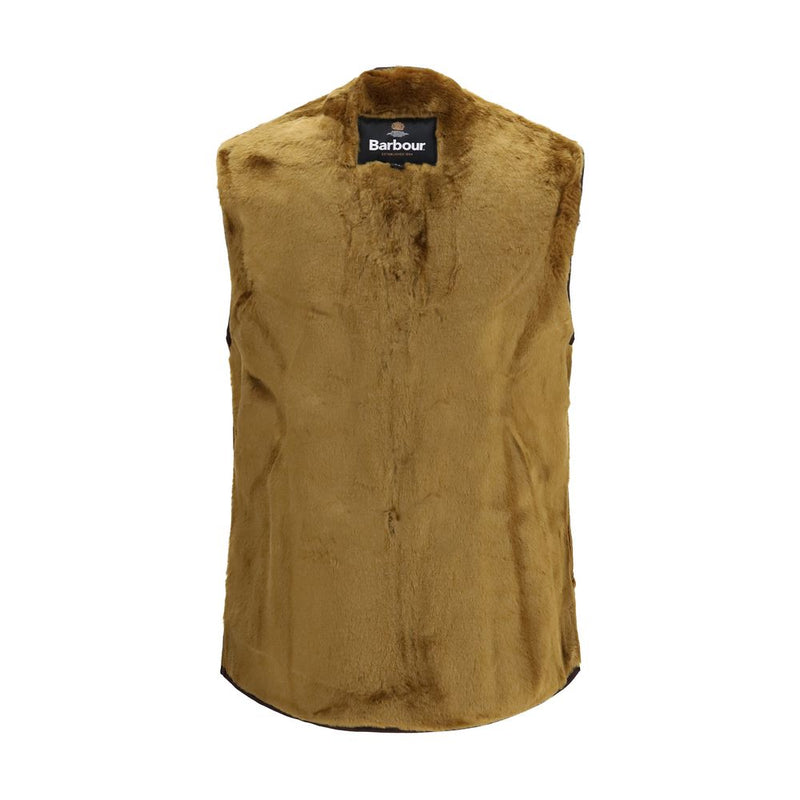Barbour Brown Marabou Sleeveless Jacket