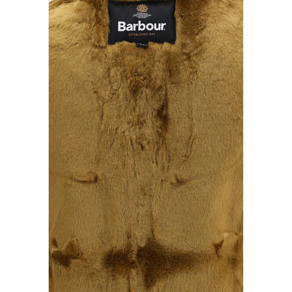Veste sans manches Barbour en plumes de marabout marron
