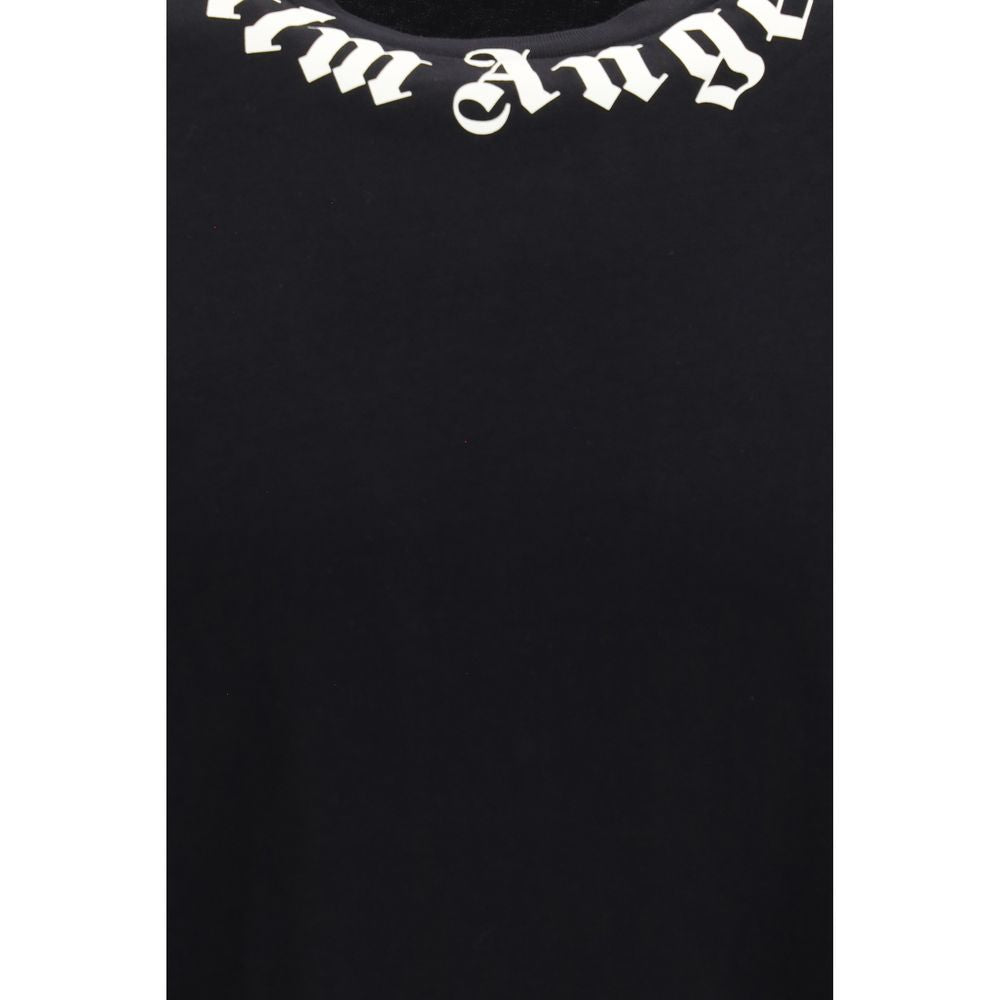 T-shirt en coton noir Palm Angels