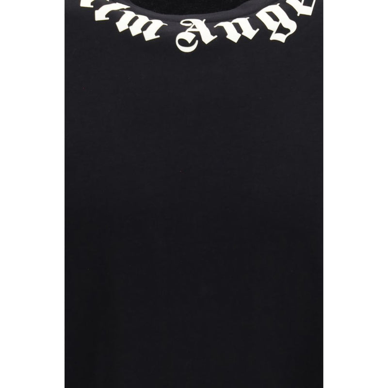 Palm Angels Black Cotton T-Shirt