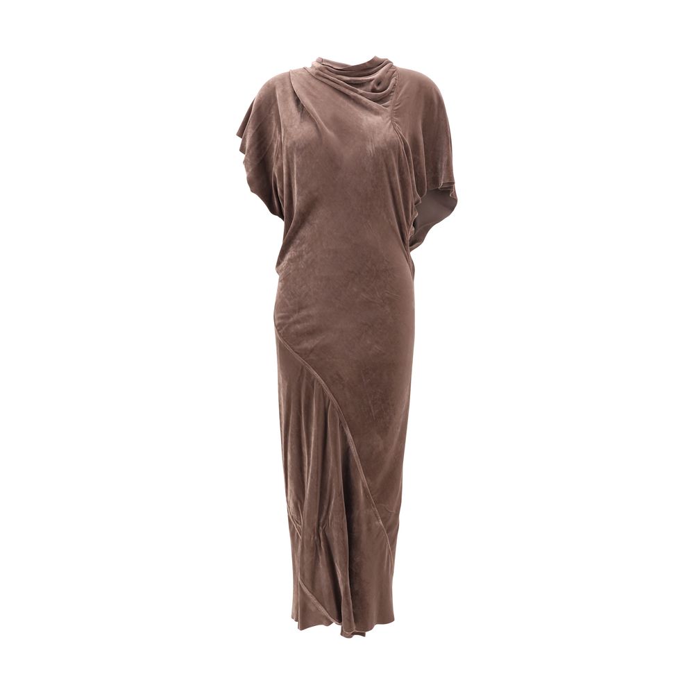 Robe décontractée Rick Owens en viscose beige