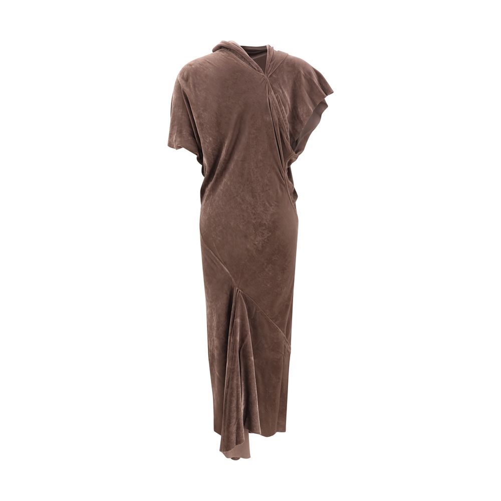 Robe décontractée Rick Owens en viscose beige