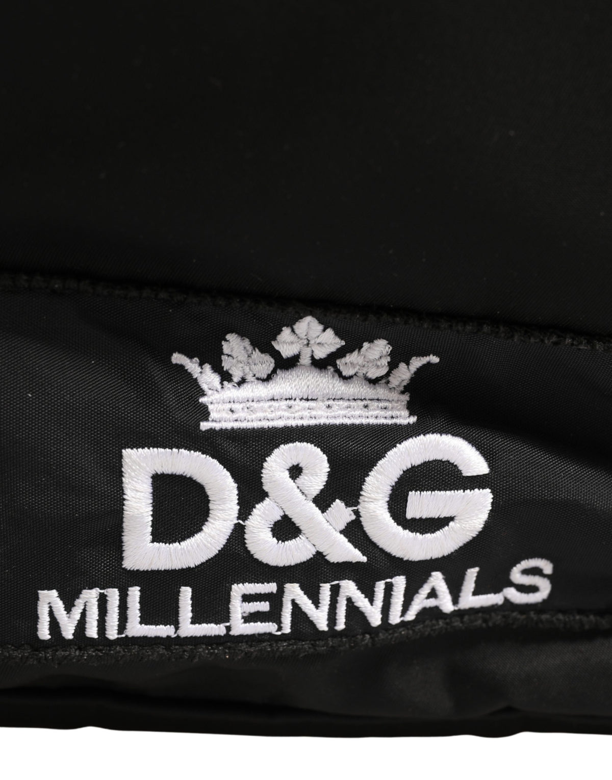 Sac à dos Dolce & Gabbana Homme Noir en Nylon avec Patchs Logo #DG LOVE