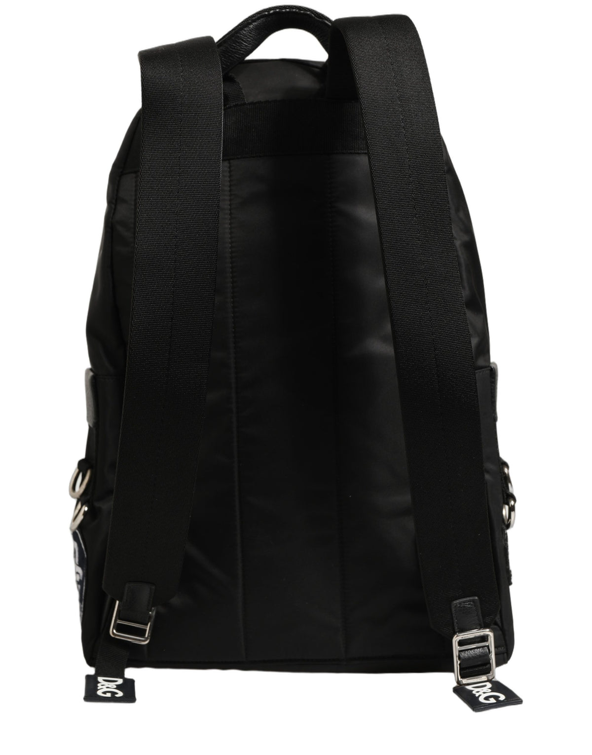 Sac à dos Dolce & Gabbana Homme Noir en Nylon avec Patchs Logo #DG LOVE