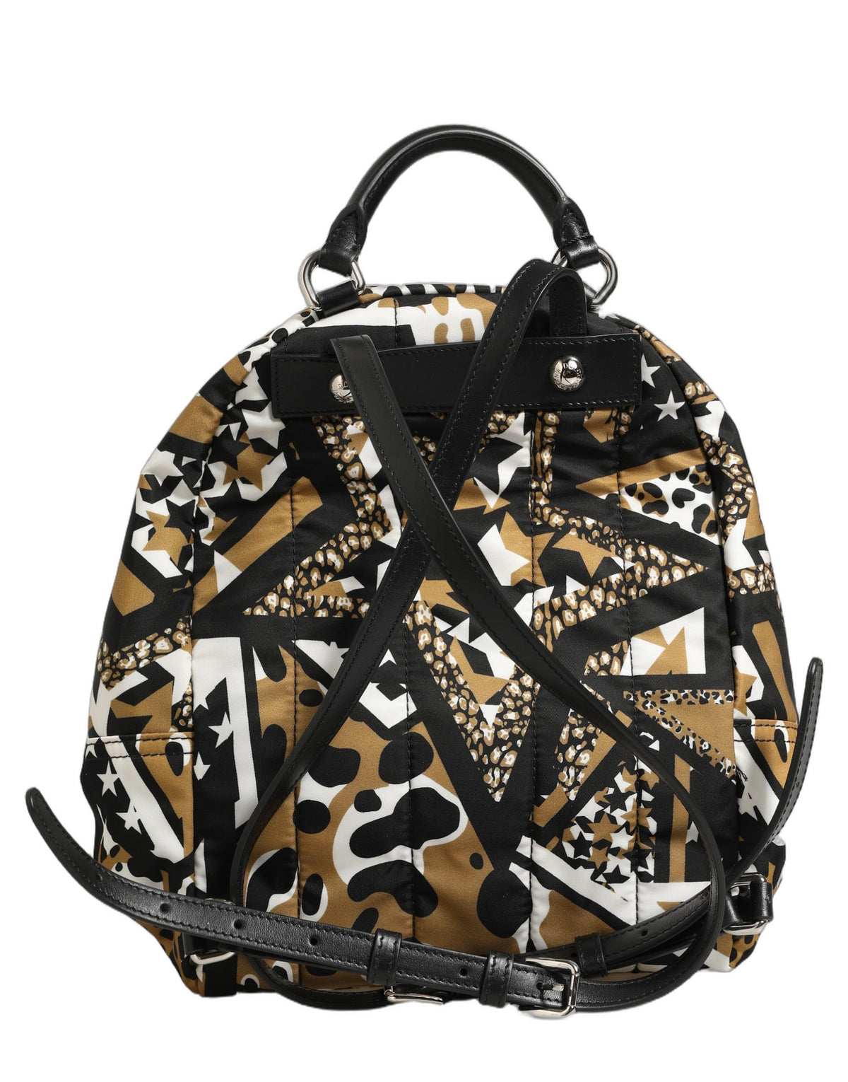 Sac à dos scolaire Dolce & Gabbana en nylon multicolore à étoiles
