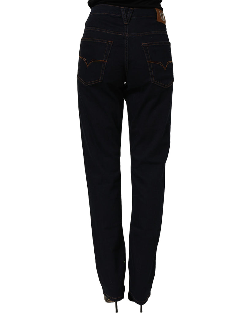 Versace Jeans Couture Blue High Waist Skinny Denim Trouser Jeans