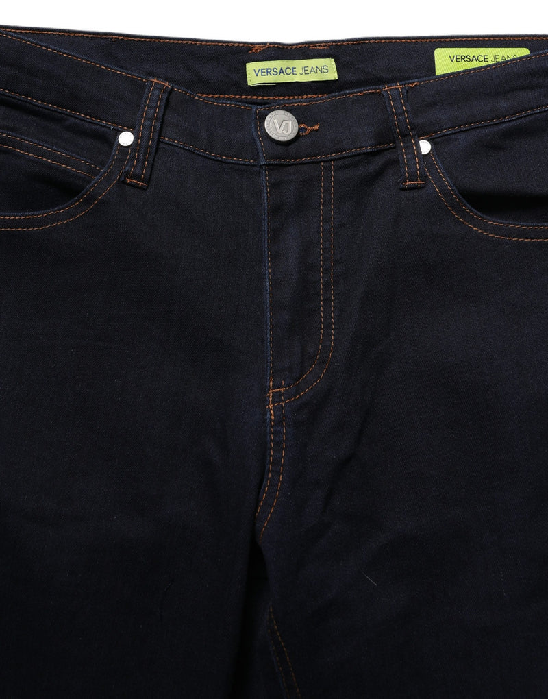 Versace Jeans Couture Blue High Waist Skinny Denim Trouser Jeans