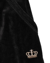 Pantalon fuselé court taille mi-haute gris foncé Juicy Couture