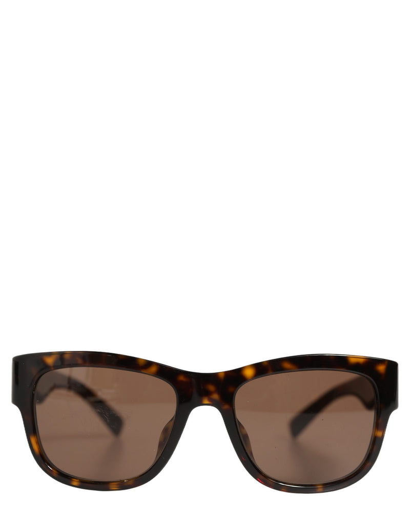 Dolce & Gabbana DG4390F Brown Acetate Frame Polarized Lenses Sunglasses