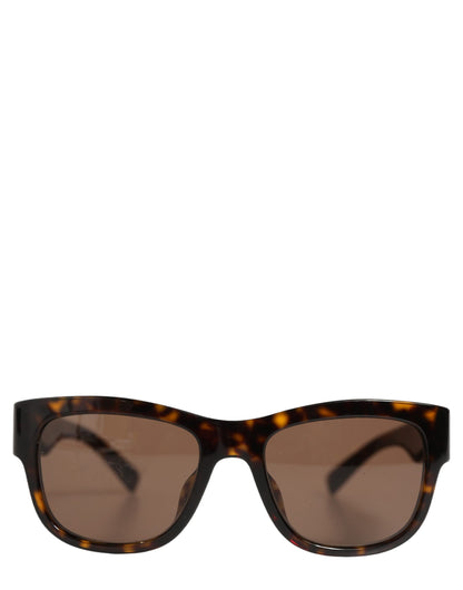 Dolce & Gabbana DG4390F Brown Acetate Frame Polarized Lenses Sunglasses