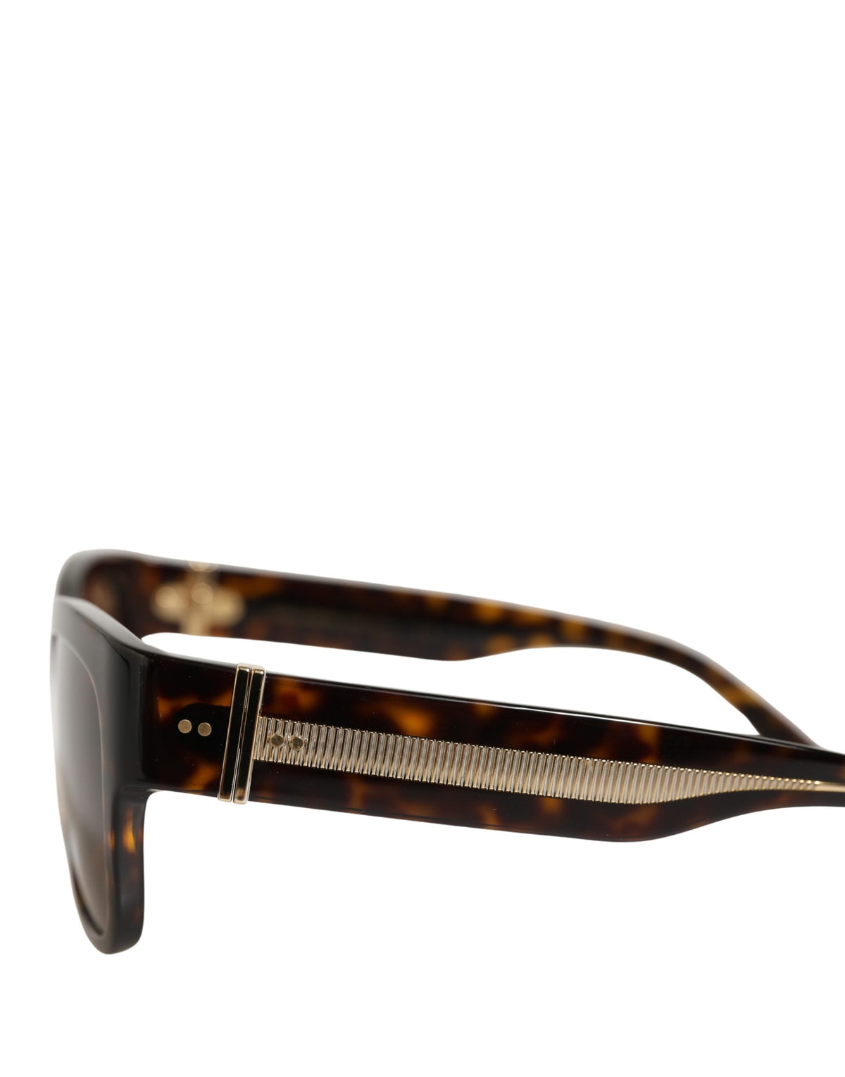 Dolce & Gabbana DG4390F Brown Acetate Frame Polarized Lenses Sunglasses
