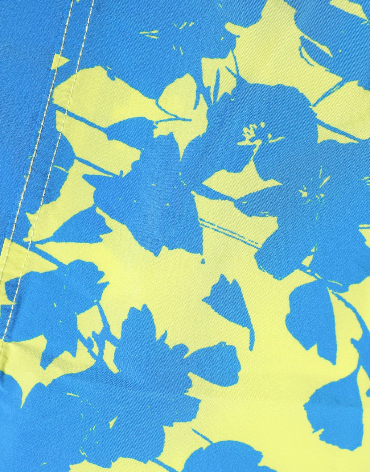 Caleçon de bain Dsquared² bleu et jaune à motif floral
