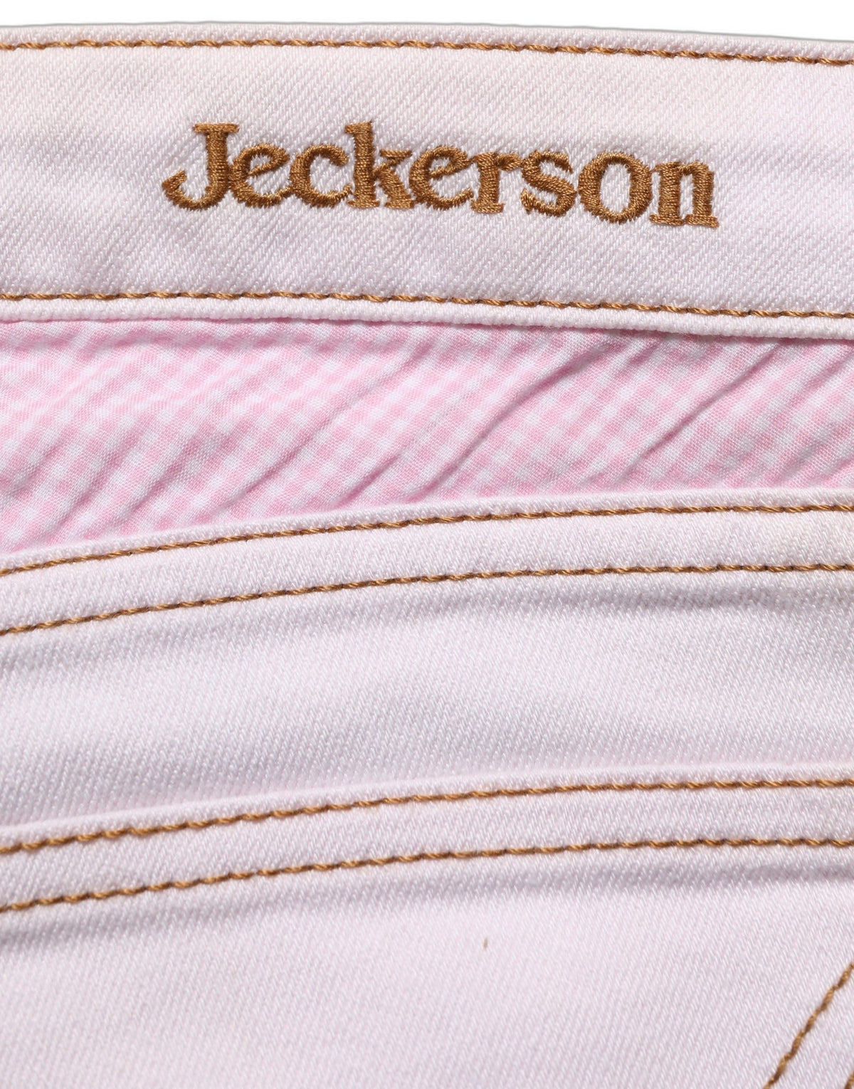 Jean en jean en coton rose clair taille mi-haute Jeckerson