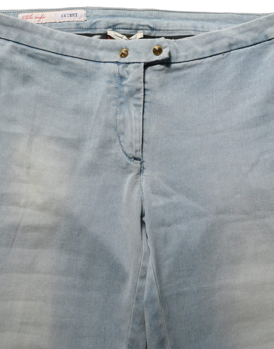 CYCLE Light Blue Washed Stretch Skinny Denim Trouser Women Jeans