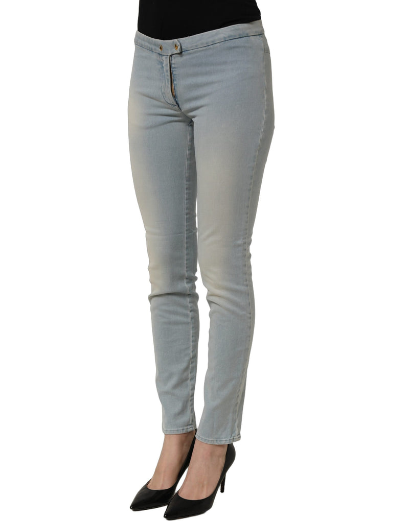 CYCLE Light Blue Washed Stretch Skinny Denim Trouser Women Jeans