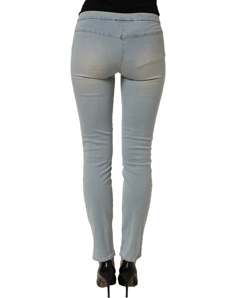 CYCLE Light Blue Washed Stretch Skinny Denim Trouser Women Jeans