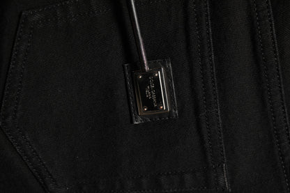 Dolce & Gabbana Black Cotton Stretch Skinny Denim Jeans