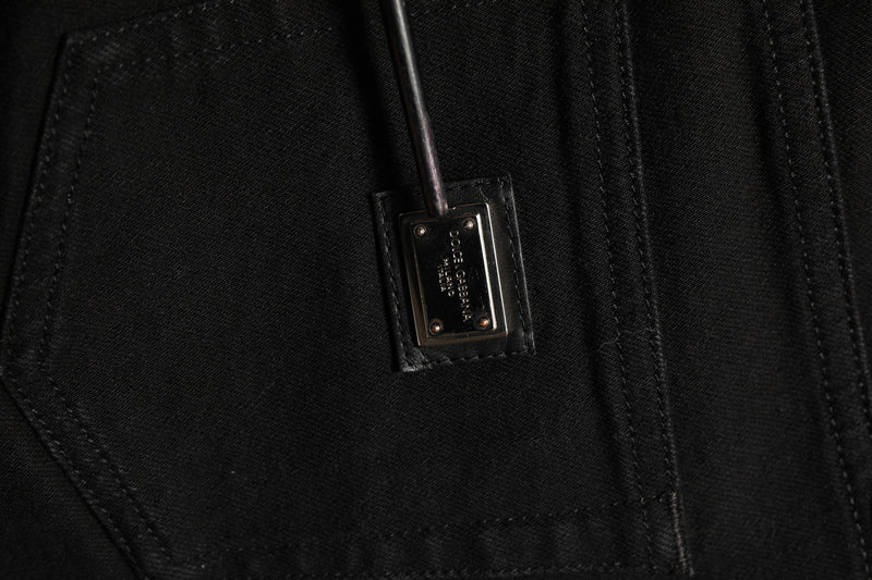 Dolce & Gabbana Black Cotton Stretch Skinny Denim Jeans