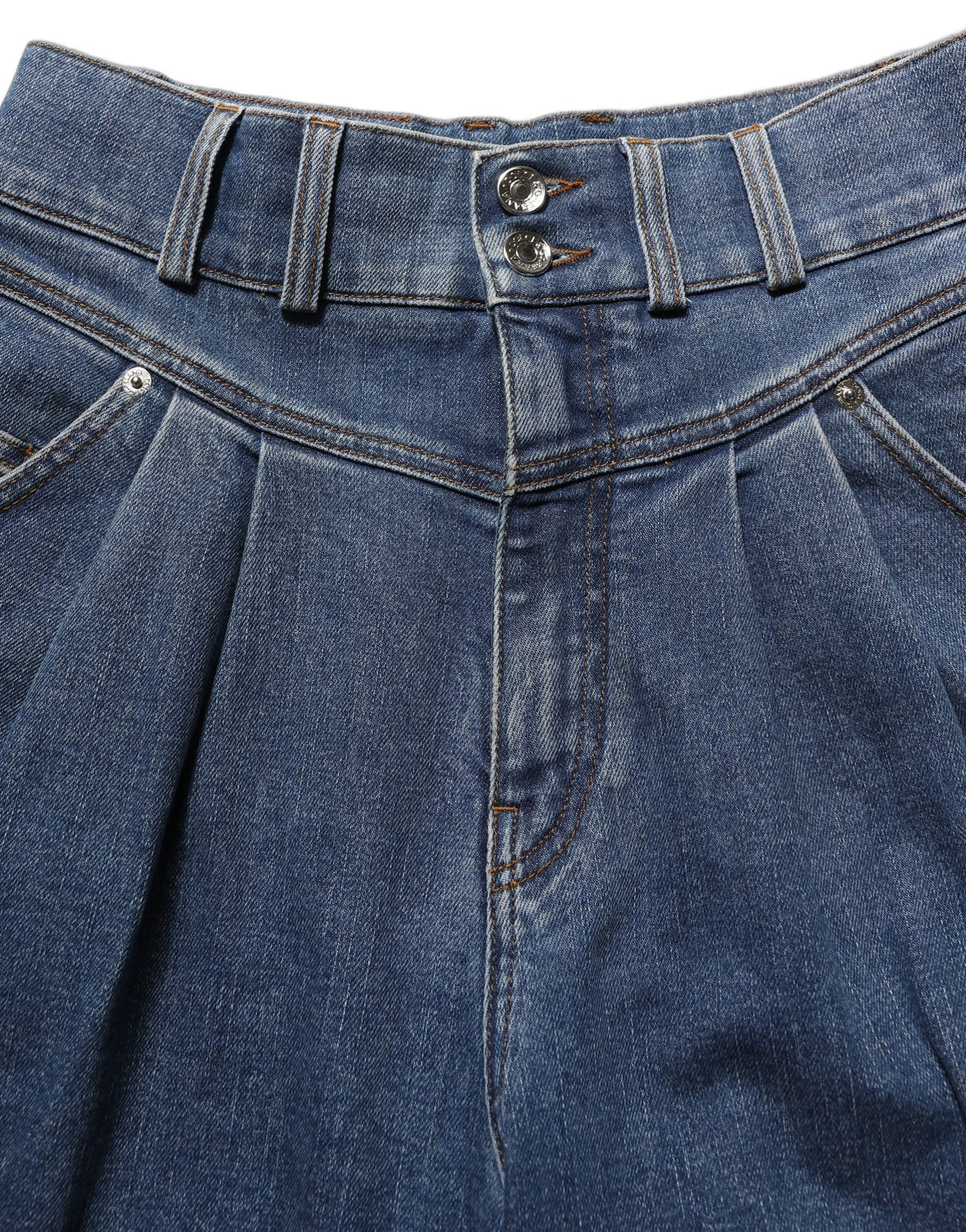 Jean en jean fuselé Dolce & Gabbana en coton stretch bleu foncé